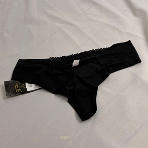 FIO DENTAL DE RENDA COM PALA FRANZIDA - PRETO - TAM GG