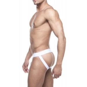 CUECA JOCK EM SUPLEX BRANCO