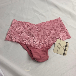 CALCINHA DE RENDA - CHIFON - TAM GG