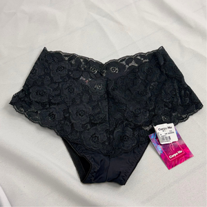 CALCINHA DE RENDA - PRETO - TAM GG