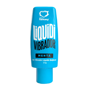 GEL VIBRADOR LÍQUIDO BEIJÁVEL - LIQUIDI MENTA - 15G