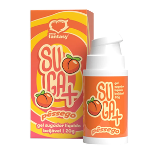 GEL SUGADOR LIQUIDO BEIJÁVEL SUGA+ PÊSSEGO - 20G