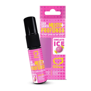 SPRAY DESSENSIBILIZANTE BEIJÁVEL - GARGANTA MUITO+ PROFUNDA CHICLETE ICE - 15ML