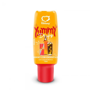GEL TÉRMICO ALCOÓLICO BEIJÁVEL - YUMMY WHISKY COM ENERGÉTICO - 15ML