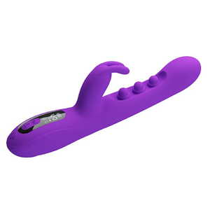 VIBRADOR DE PONTO G E CLITÓRIS COM TAPPING - SABIEN