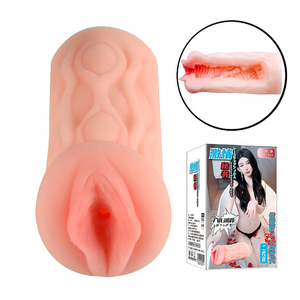 MASTURBADOR MASCULINO FORMATO DE VAGINA - 13,0 X 5,5 CM