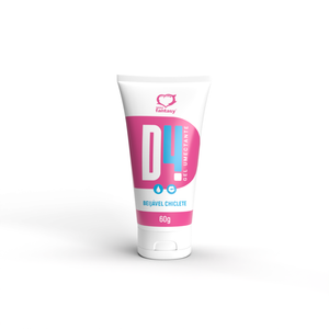LUBRIFICANTE A BASE D'ÁGUA BEIJÁVEL - D4 CHICLETE - 60g