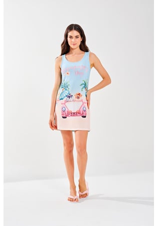 Camisetao Cachorros Praia
