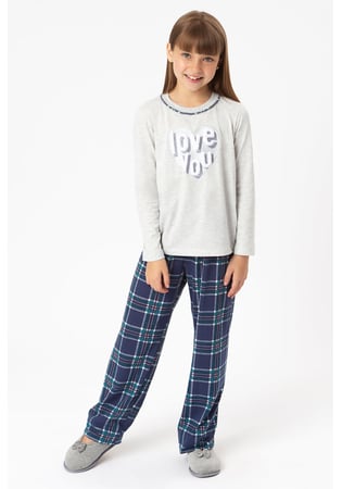 Pijama Infantil Xadrez