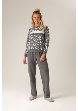Pijama Feminino Matelasse Estrela 