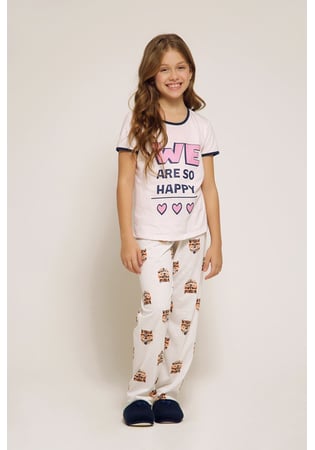 Pijama Infantil Gatinho