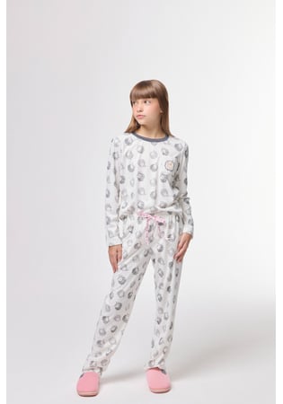 Pijama Infantil Feminino De Algodão Ovelhas