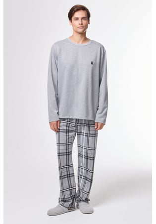 Pijama Masculino Moletinho Xadrez