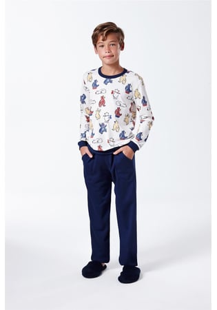 Pijama Infantil Moletinho Blusa Ursos