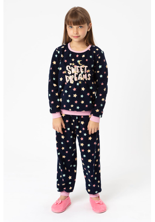 Pijama Infantil Soft Estrela