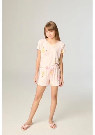 Pijama Infantil Canelado