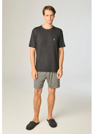 Pijama Masculino Viscolycra Com Short