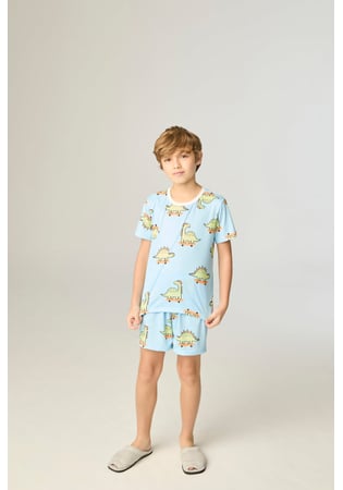 Pijama Infantil Curto Masculino Disnossauros