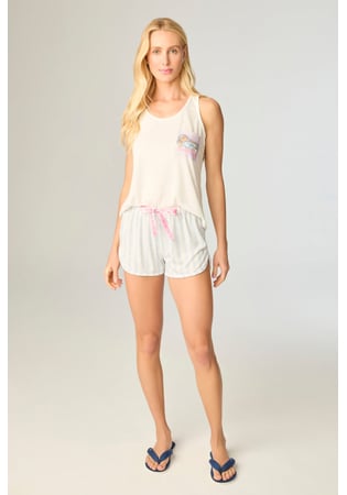 Pijama Feminino Regata Com Short 