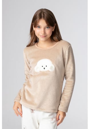 Pijama Infantil Feminino Dog