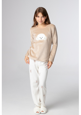 Pijama Infantil Feminino Dog