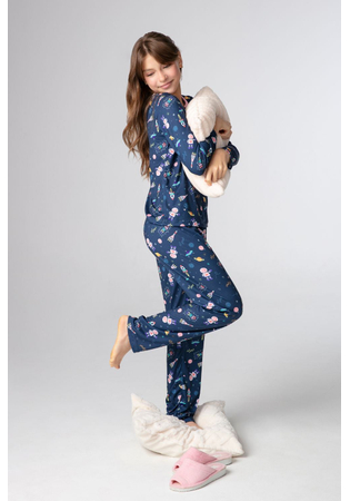 Pijama Infantil Feminino Astronauta