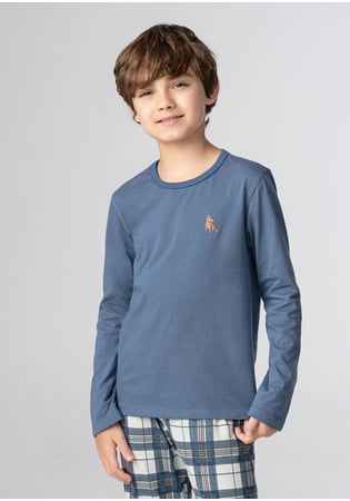 Pijama Infantil Masculino 100% Algodão