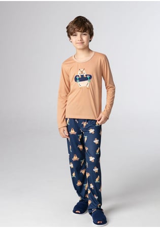 Pijama Infantil Masculino Capivara Skate