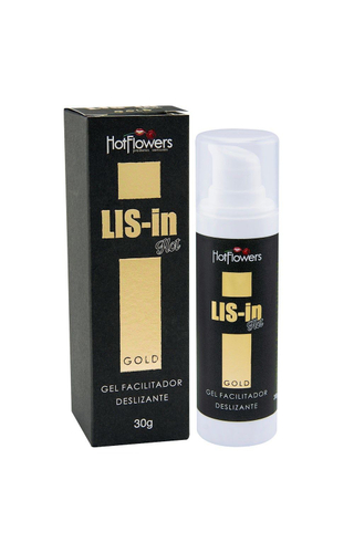 LIS-IN GOLD GEL ANAL FACILITADOR 30G HOT FLOWERS