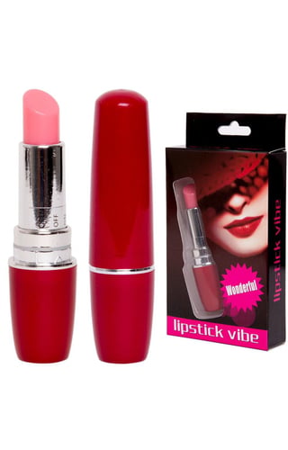 VIBRADOR EM FORMATO BATOM LIPSTICK VIBE