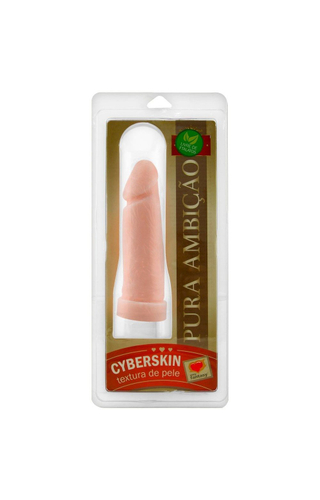 PÊNIS EM CYBERSKIN COM VÉRTEBRA 16 X 4,5CM SEXY FANTASY