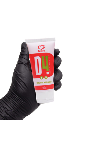 D4 LUBRIFICANTE BEIJÁVEL COM SABOR E AROMA 60G 