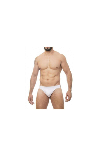 Cueca Jock Branca com Argolas 