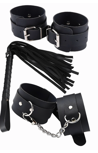 KIT COMPLETO BDSM COM 5 ITENS FETICHE