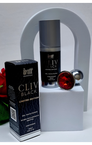 CLIV BLACK GEL FACILITADOR ANAL COM ÁCIDO HIALURÔNICO