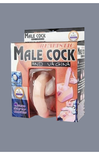 Hermafrodita Male Cock Pênis e Vagina em Cyber com Vibrador e Gemidos