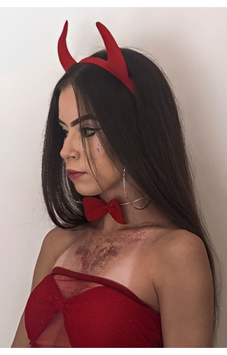 Kit Diabinha com Tiara, Gravata e Rabinho