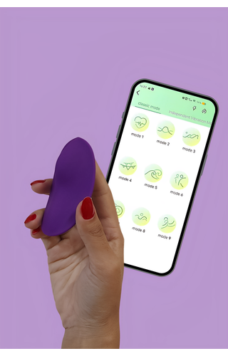 Vibrador de Calcinha controlado por app de celular Sia