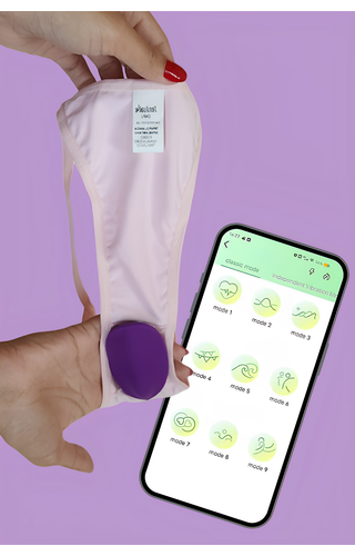 Vibrador de Calcinha controlado por app de celular Sia