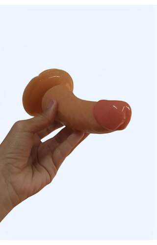 Dildo com ventosa 14 x 4cm 