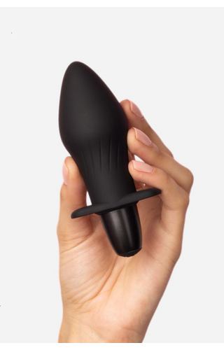 Plug com vibrador 10 Vibrações Recarregável Black 