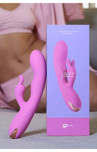 Vibrador e Estimulador Recarregável 4 em 1 Go Vibe Jazz