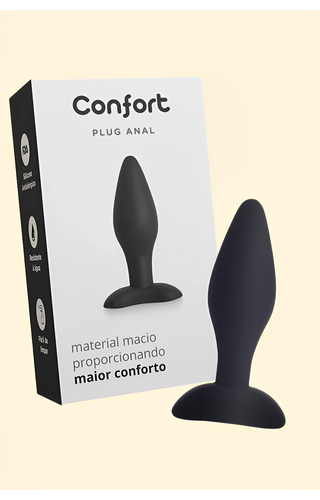 Plug estimulador Anal em Silicone 10,4 x 3cm