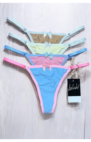 Kit com 2 Calcinha Reguláveis Candy Color