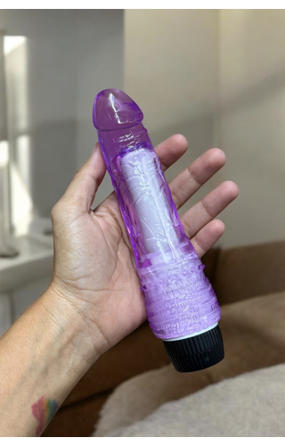 Pênis com vibrador em Jelly Si