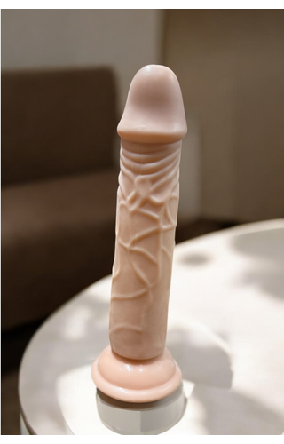 Dildo com Ventosa em TPR 18 x 4,2cm