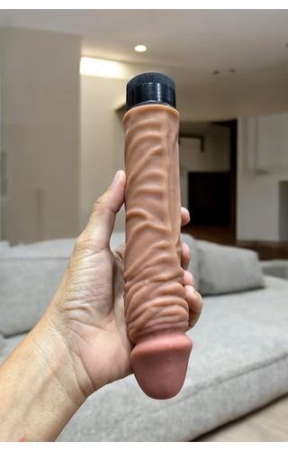 Pênis realístico em TPE com vibração 21 x 4cm