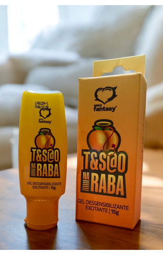 Gel anestésico excitante Tesão na Raba 