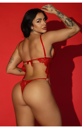 Body com Luvas Paixão Secreta 
