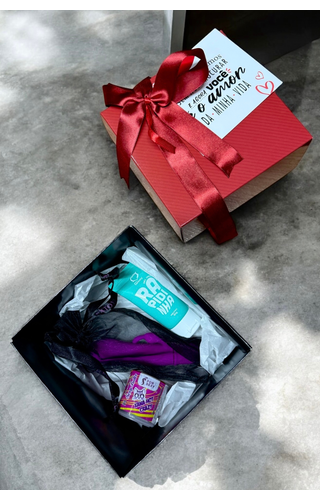 Kit Safadezinha Com Vibro, Lubrificante e Excitante